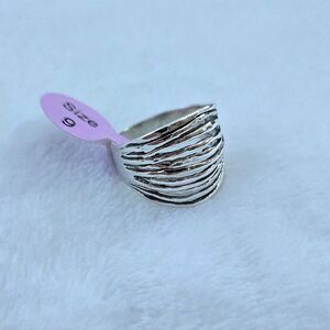 Noa Zuman Sterling Silver🤍 Convexed Bands Ring💍